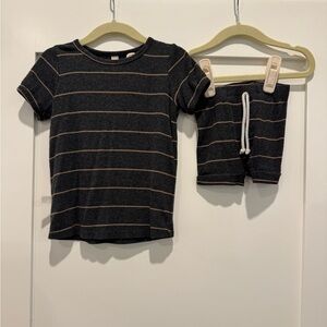 Childhoods Clothing Ribbed Top and Short Set